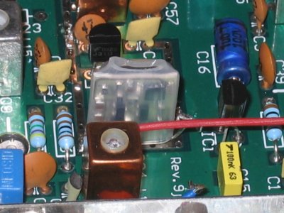 Crystal heater close up